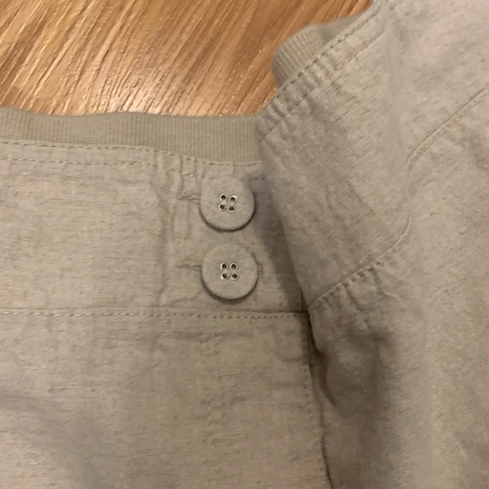 PENNINGTONS Cream Linen Pants size 28 - Picture 9 of 13